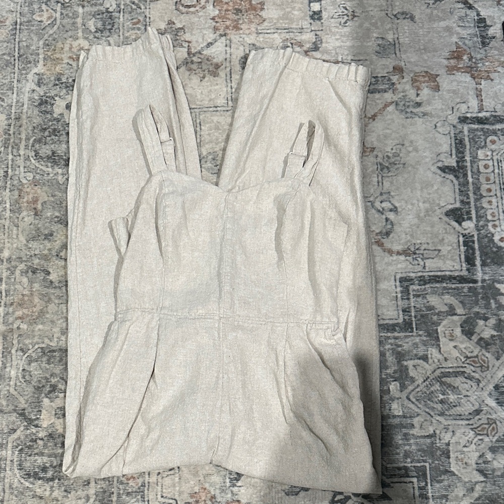 Old Navy Cream Jumpsuit